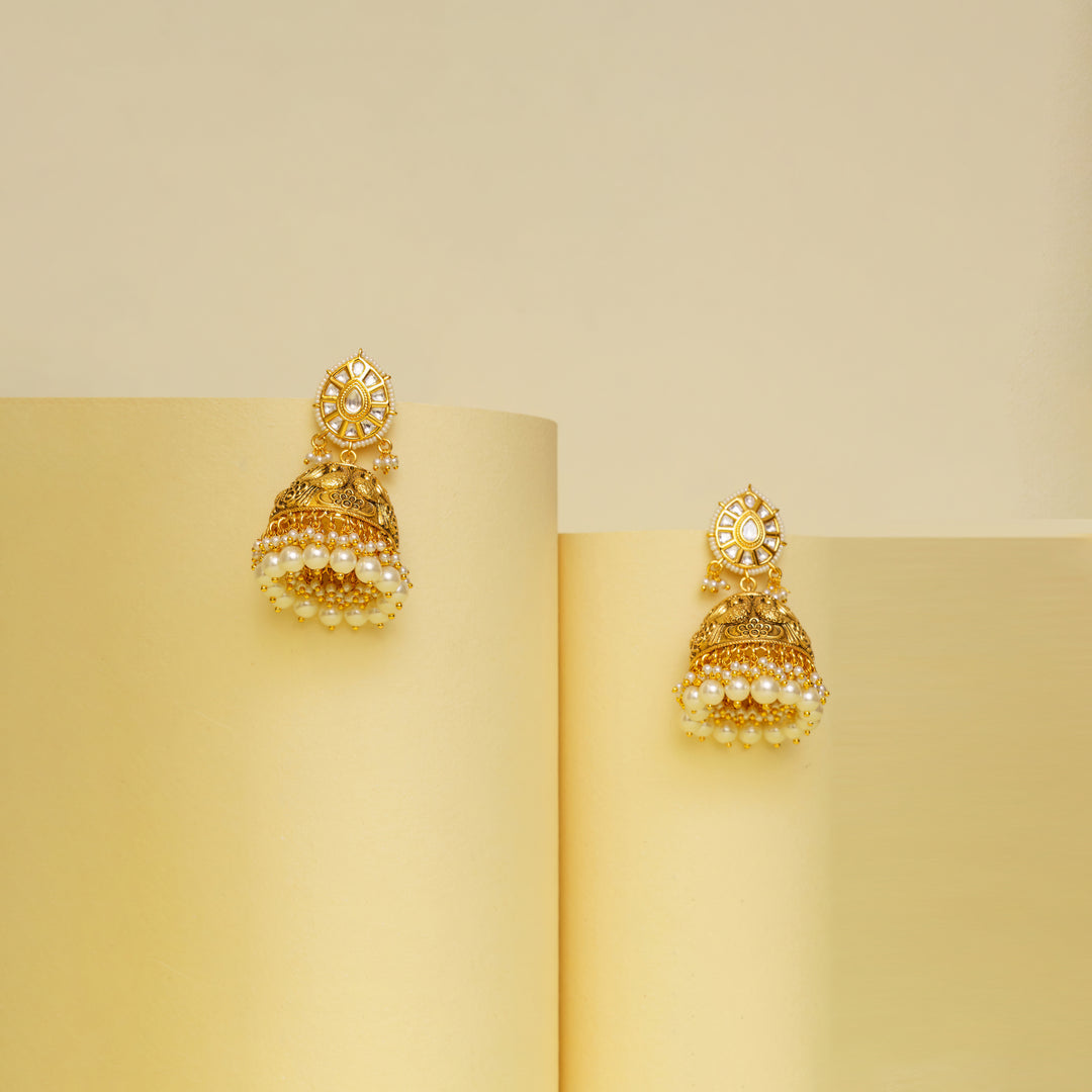 Isha Kundan Jhumkis zevarbygeeta