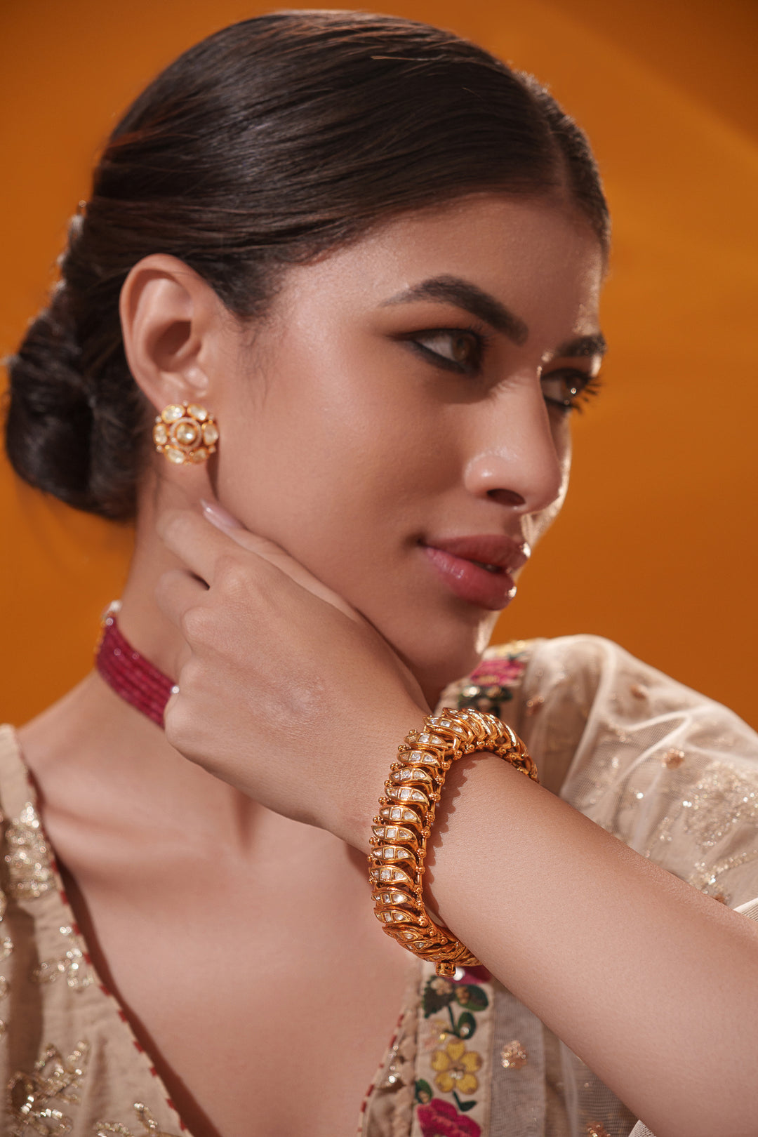 Reeva Kundan Bracelet