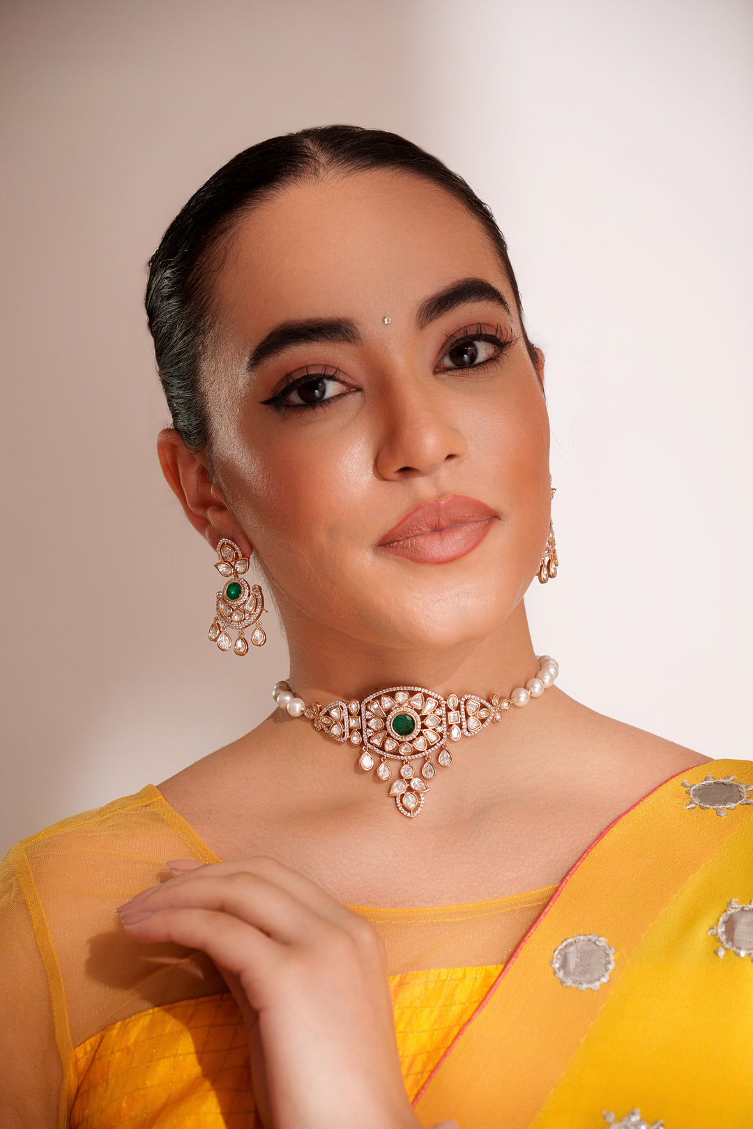 Sindoori Kundan Choker