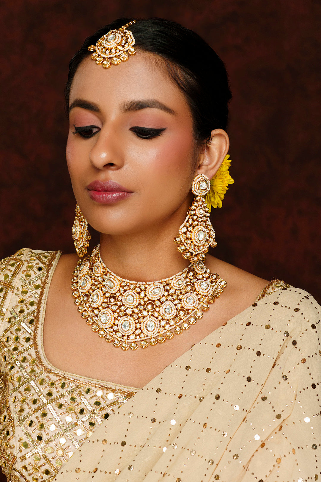 Padmaavat Kundan Necklace Set