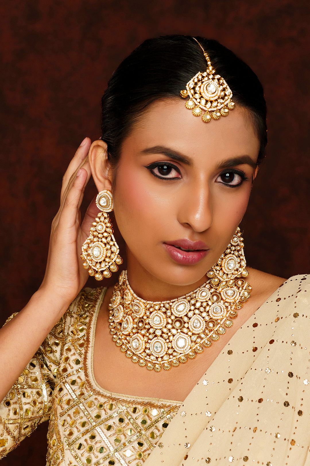 Padmaavat Kundan Necklace Set