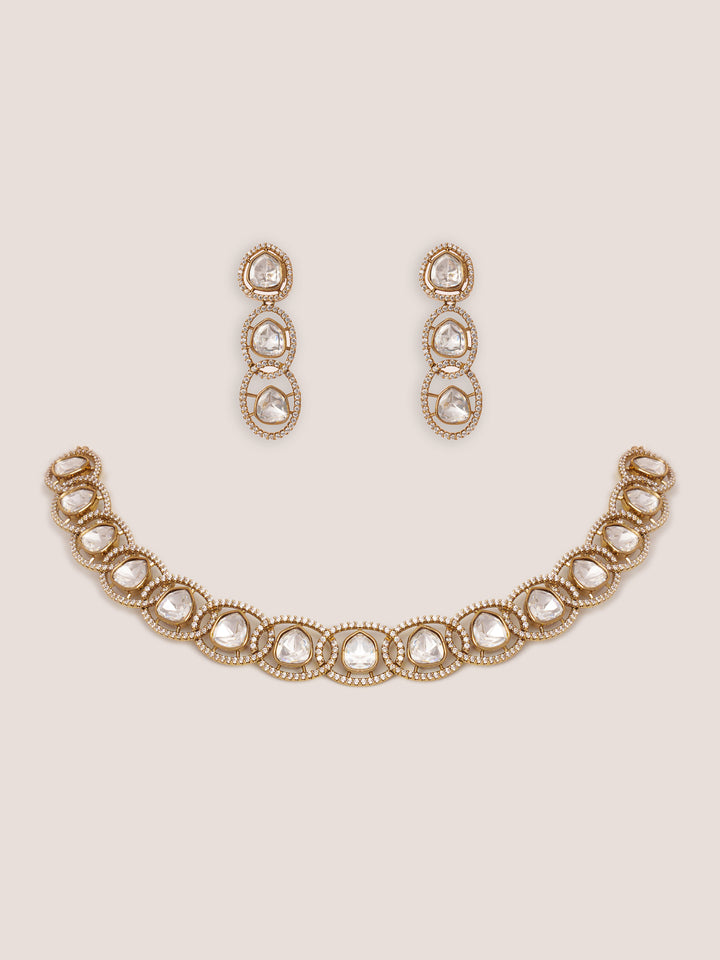Alka Polki Necklace Set