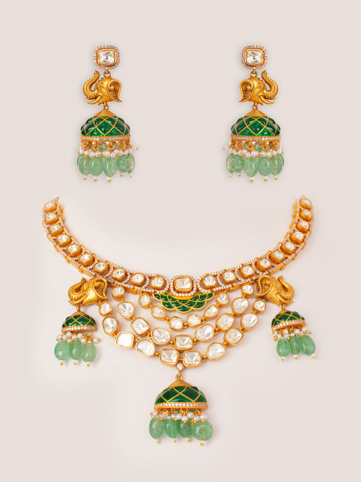 Ramisha Moissanite Necklace Set