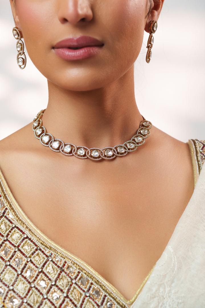 Alka Polki Necklace Set