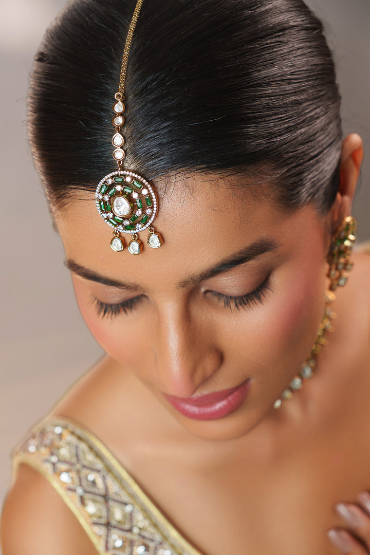 Arena Green Polki Choker