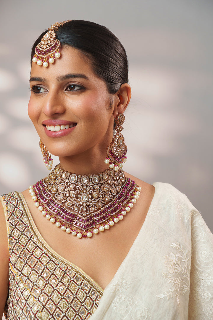 Faiza Polki Bridal Set