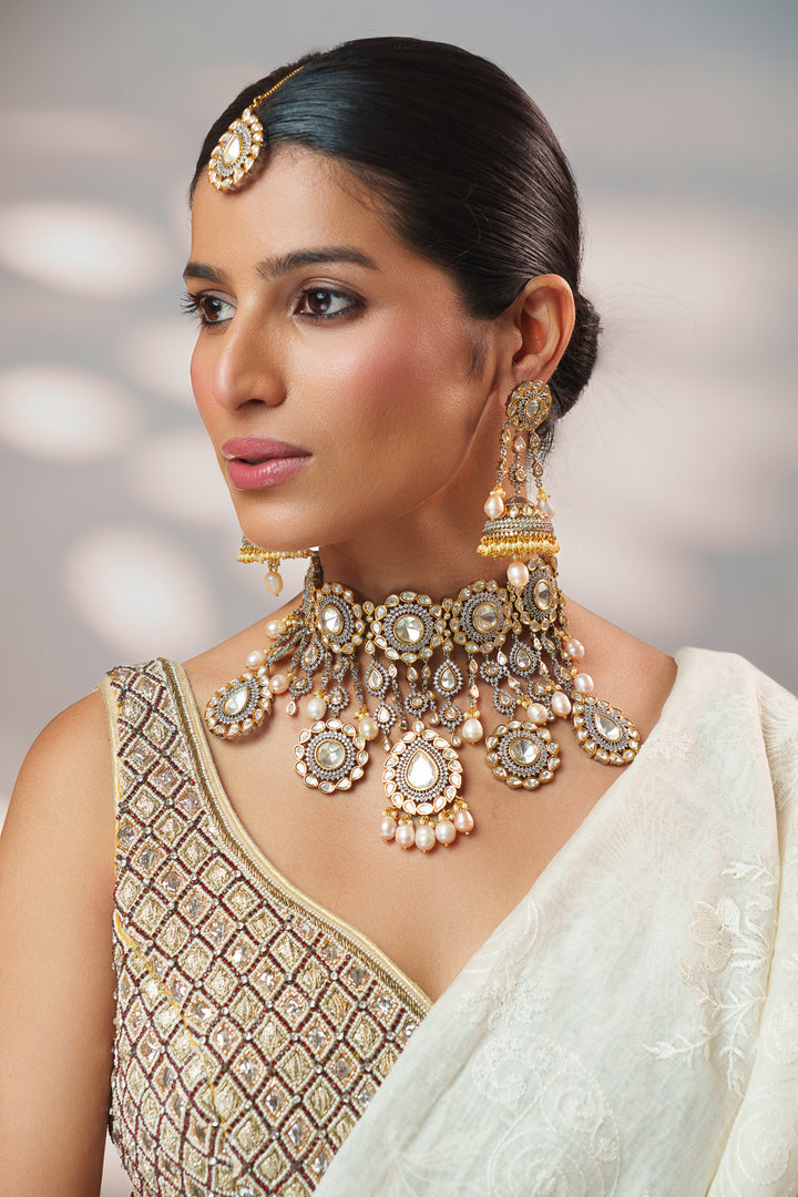 Savaani Polki Kundan Bridal Set