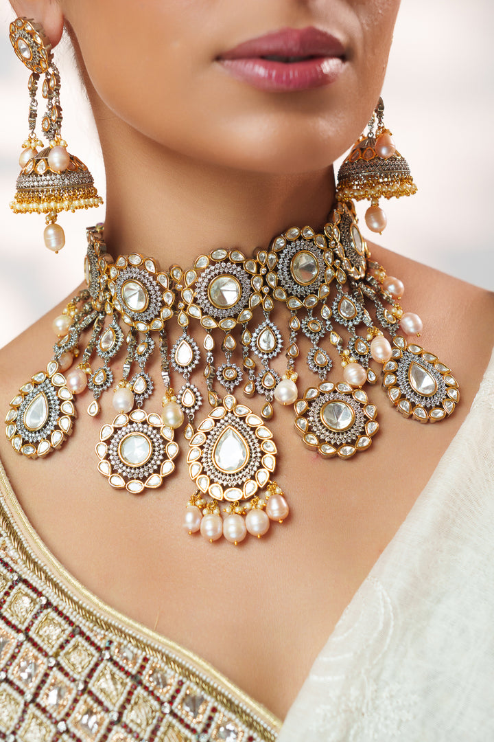 Savaani Polki Kundan Bridal Set