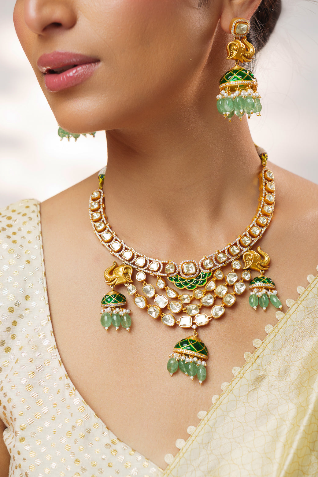 Ramisha Moissanite Necklace Set