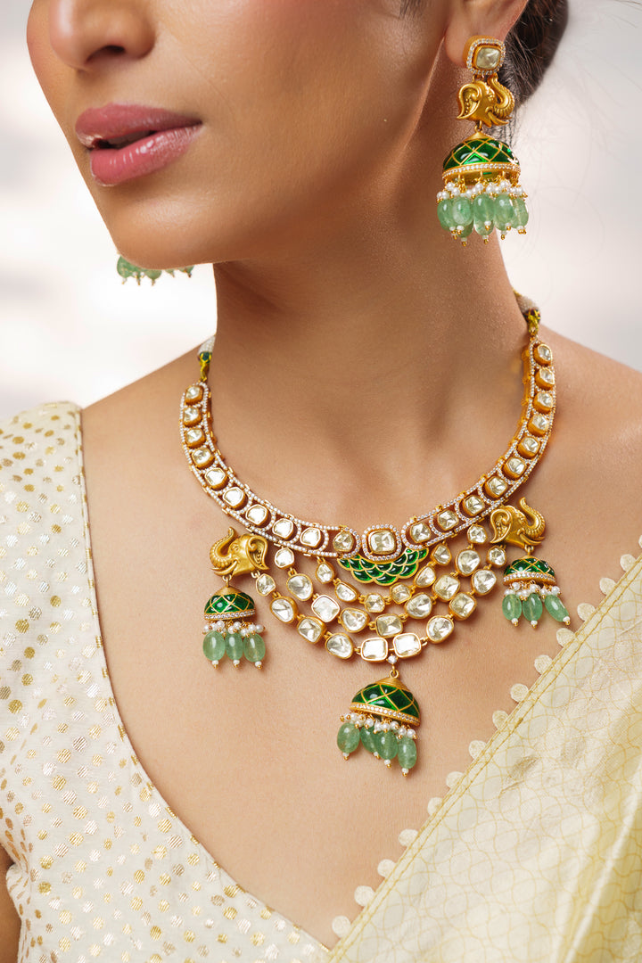 Ramisha Moissanite Necklace Set