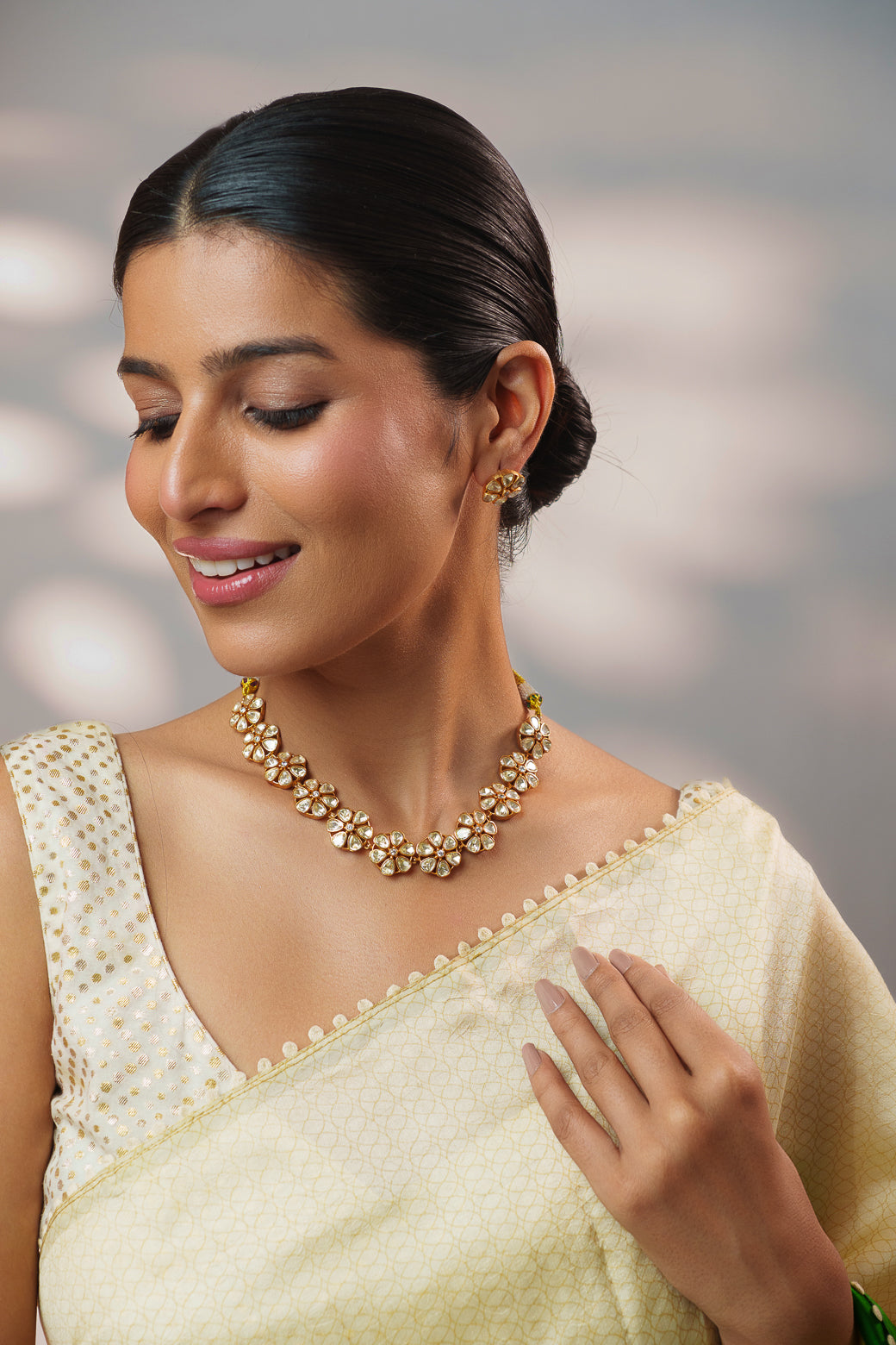 Zaha Moissanite Necklace Set