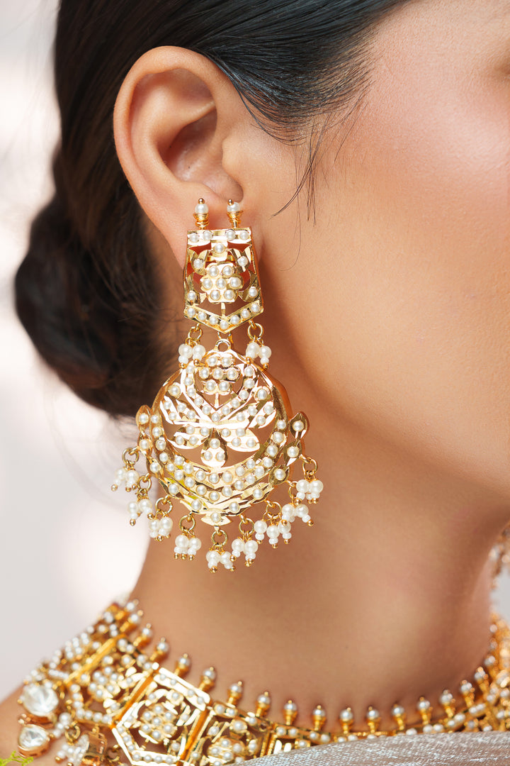Zeya Polki Jadau Necklace Set