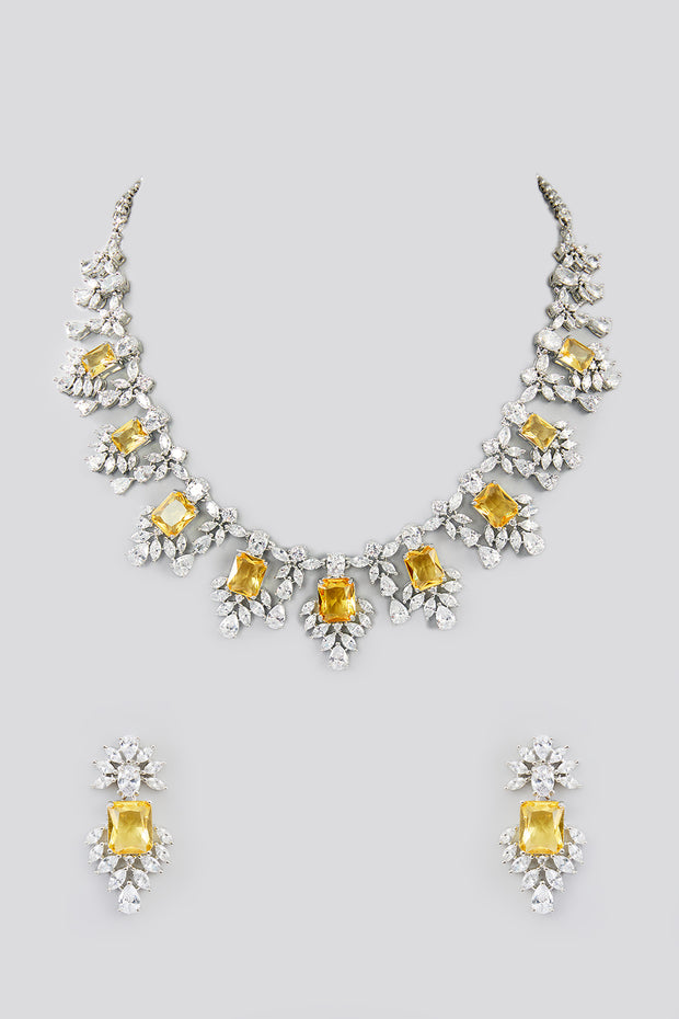 Prisha Diamond Necklace set zevarbygeeta