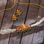 Temple necklace set zevarbygeeta