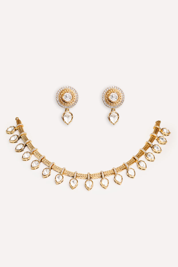Alka Kundan Necklace Set