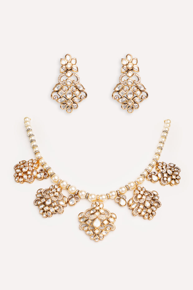 Chakshan Kundan Necklace Set