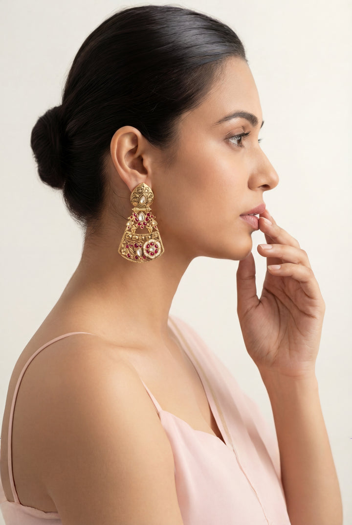 Gayu Kundan Earrings