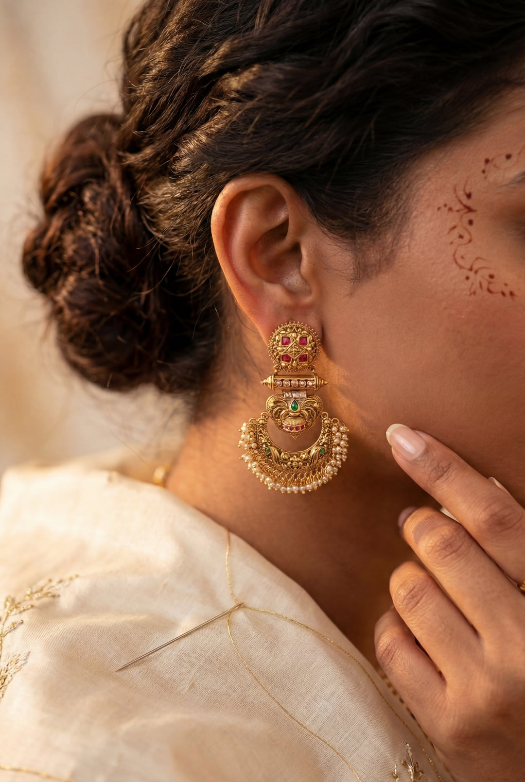 Hemika Kundan Earrings Sets | Zevar by Geeta