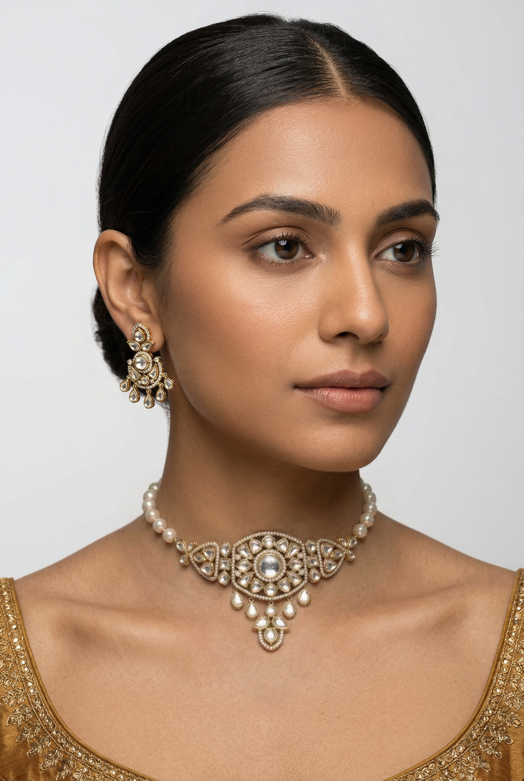 Sindoori Polki Choker