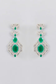 Neeru Big Diamond Necklace set zevarbygeeta