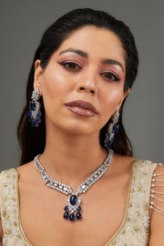 Lasha Diamond Long Necklace set