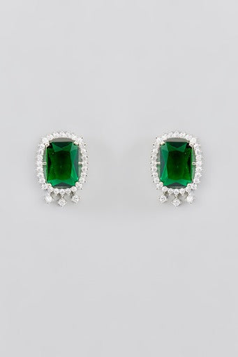 Naira Emerald Diamond Choker Necklace set zevarbygeeta