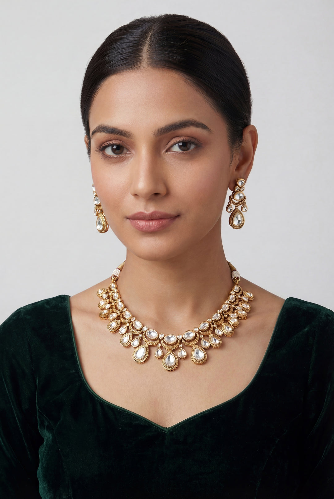 Ziha Moissanite Necklace Set