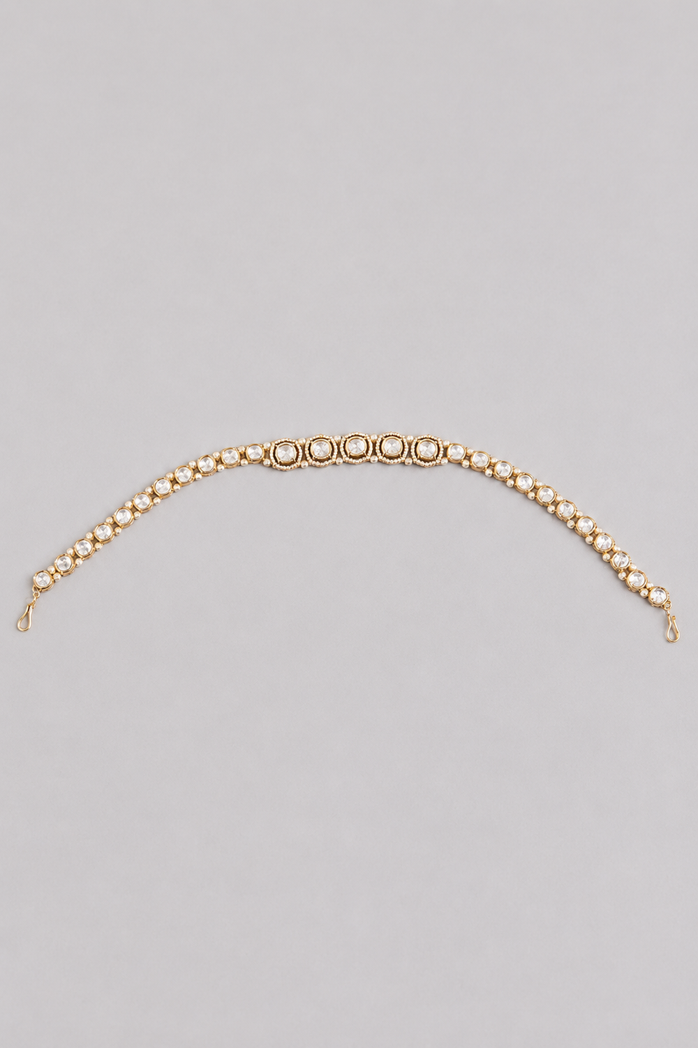 Niharika Pearl Gold Finish Kundan Sheeshpatti - alternate view