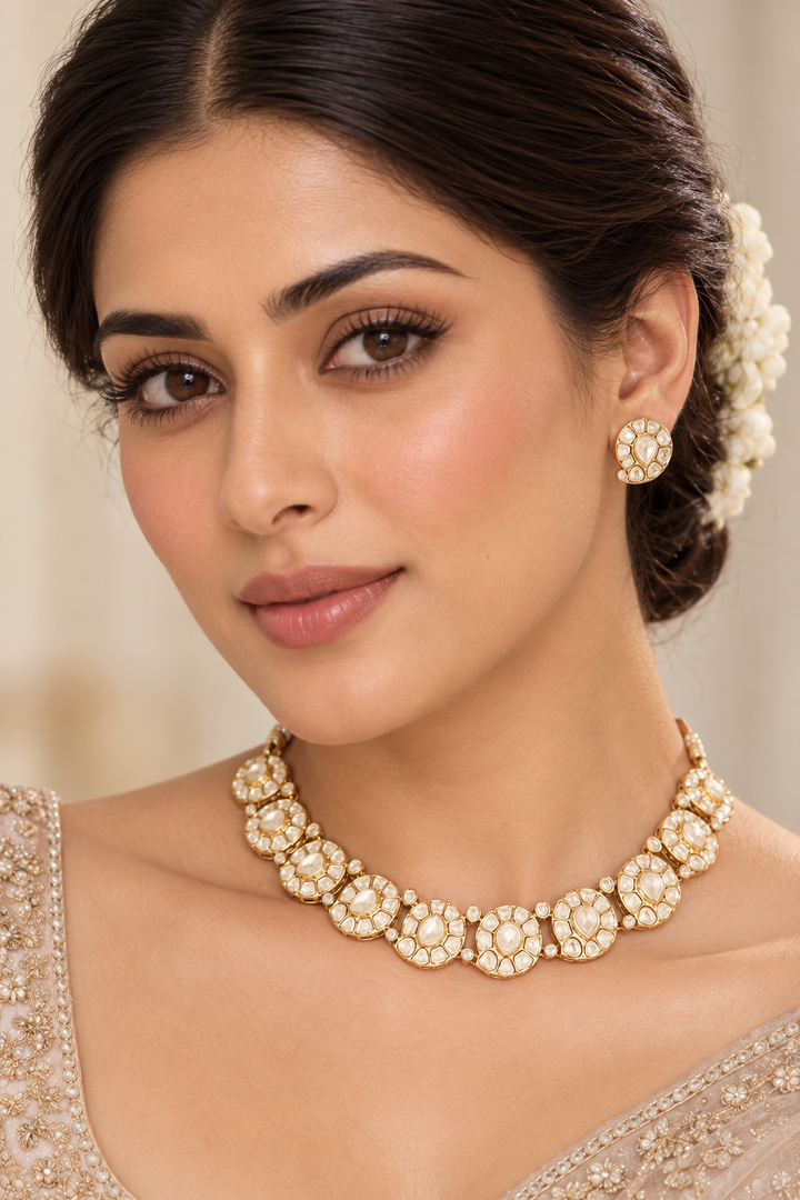 Gaurangi Kundan Necklace Set