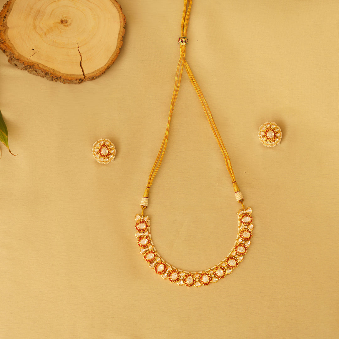 Harnaz Gold Kundan Set zevarbygeeta