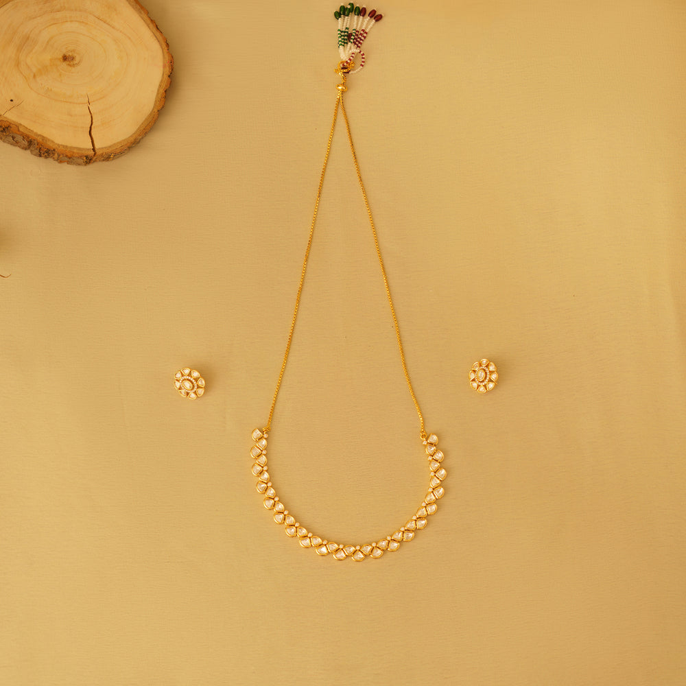 Gulhita Gold Kundan Set zevarbygeeta