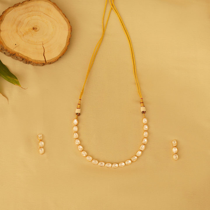 Hanishtha Gold Kundan Set zevarbygeeta