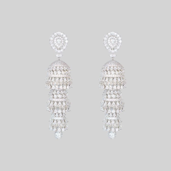 Latisha Diamond Jhumkas