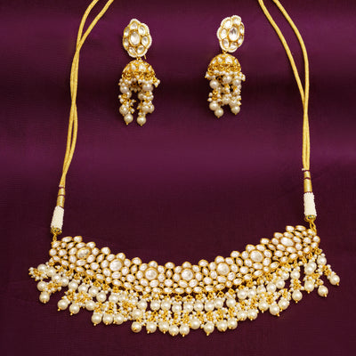 Hasmeen Gold Kunan Set zevarbygeeta