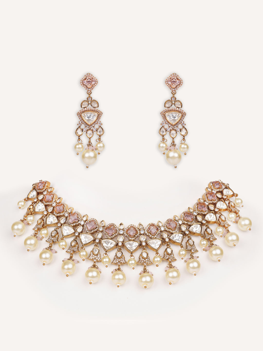 Reya Polki Necklace Set
