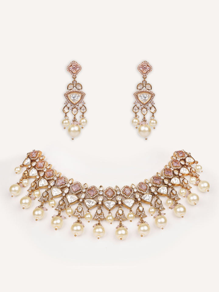 Reya Polki Necklace Set