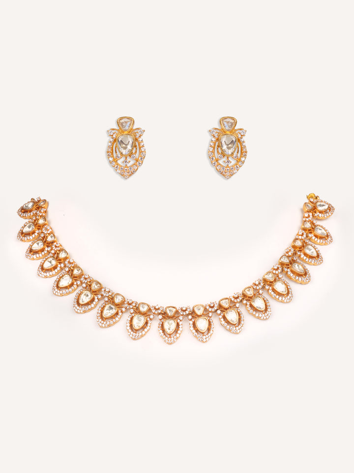 Navisha Moissanite Necklace Set