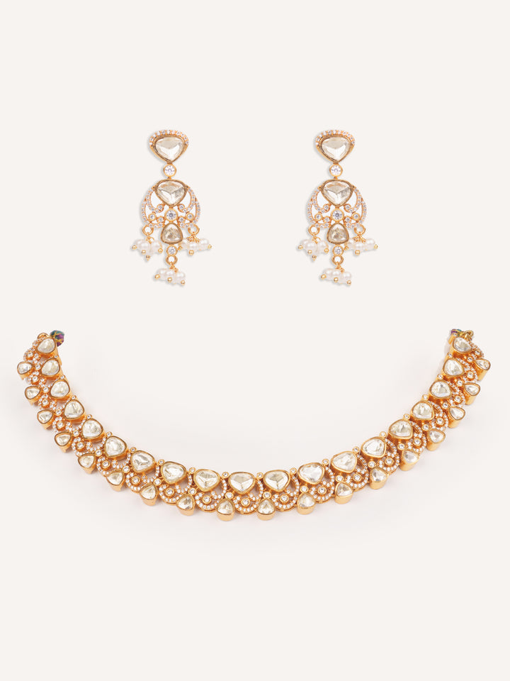 Ruhira Moissanite Necklace Set