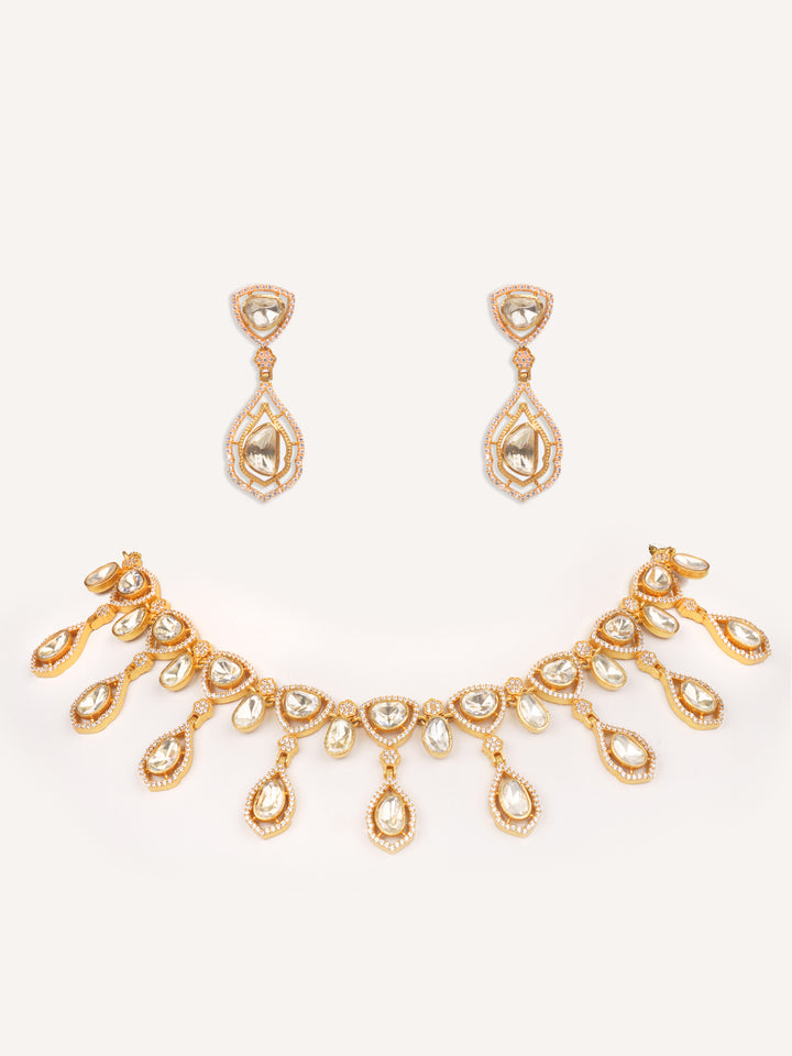 Fariza Moissanite Necklace Set