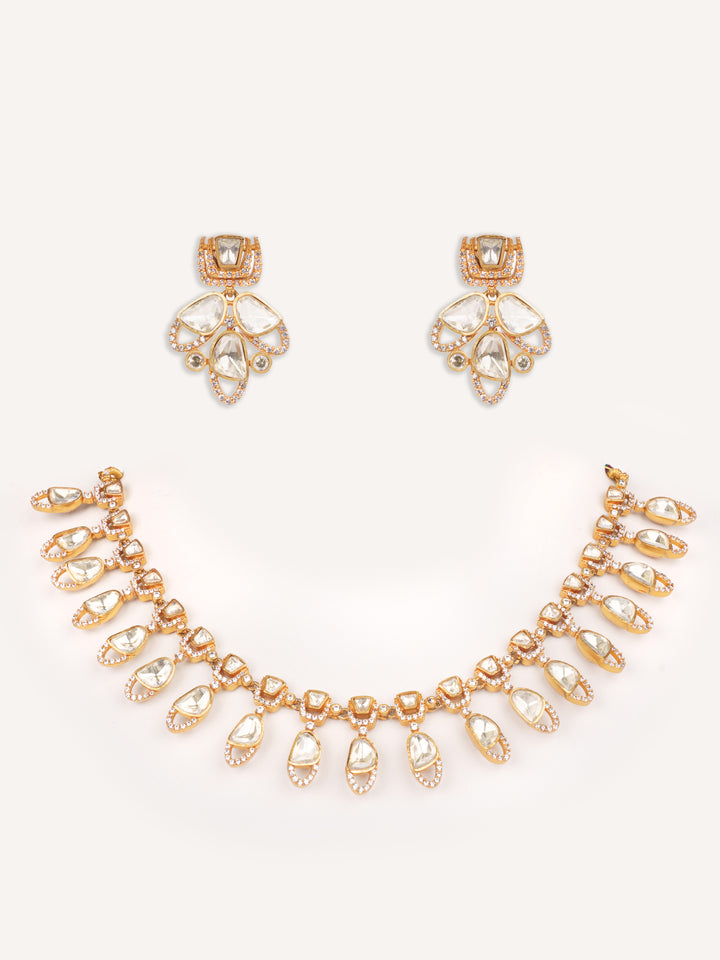 Kanira Moissanite Necklace Set