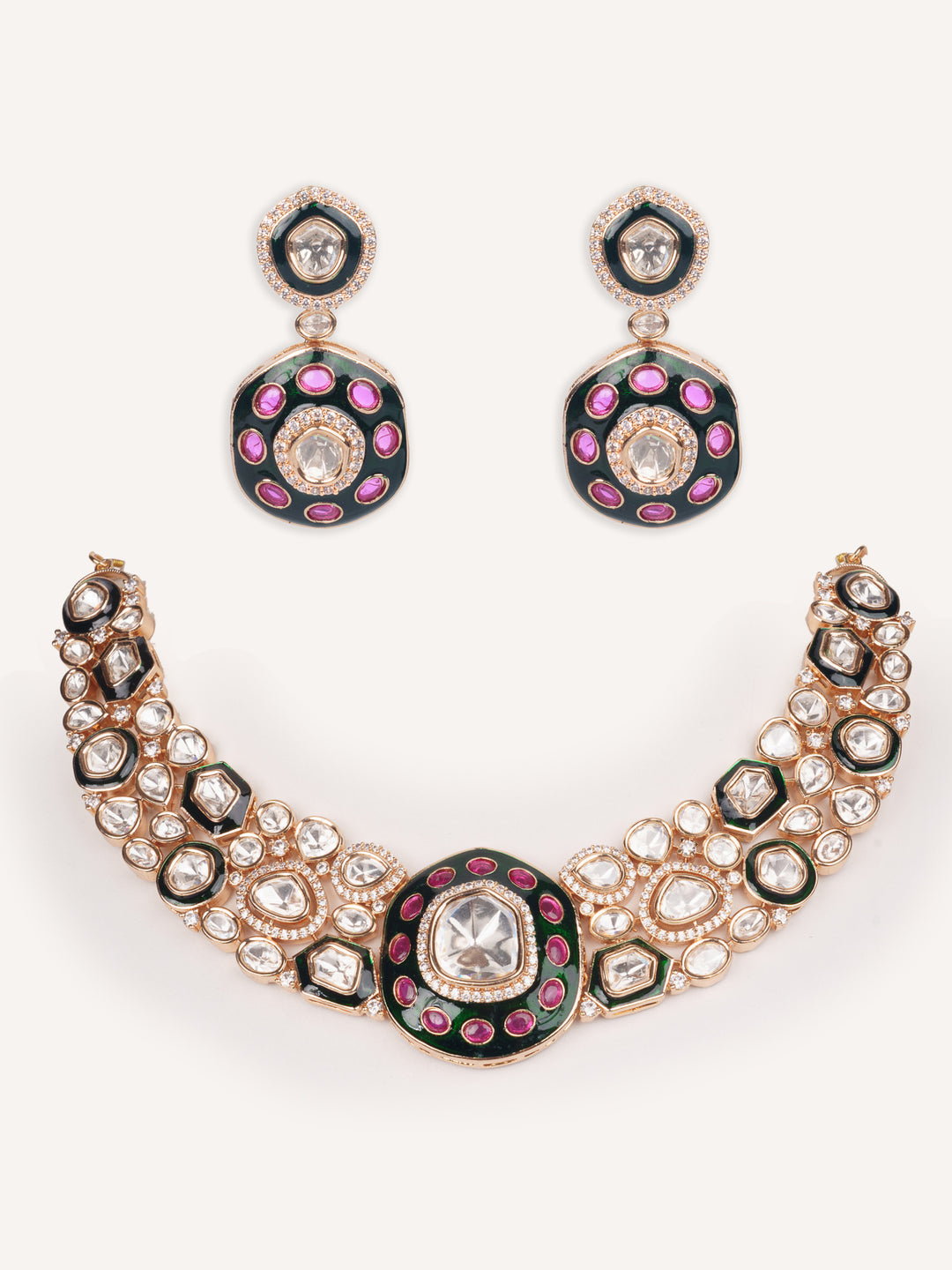 Aavira Kundan Necklace Set