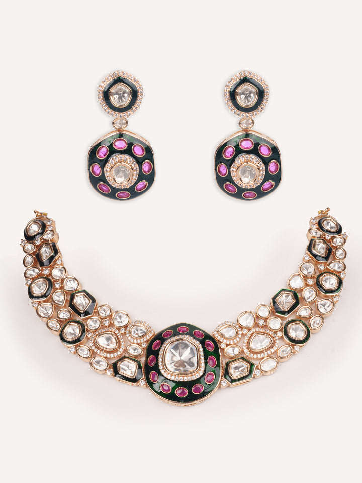 Aavira Kundan Necklace Set