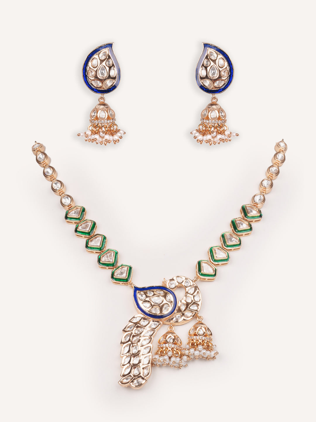 Anshira Kundan Necklace Set