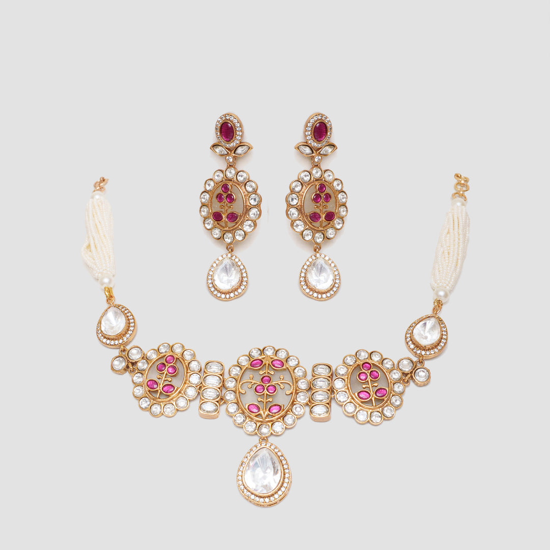 Arena Kundan Resin Choker