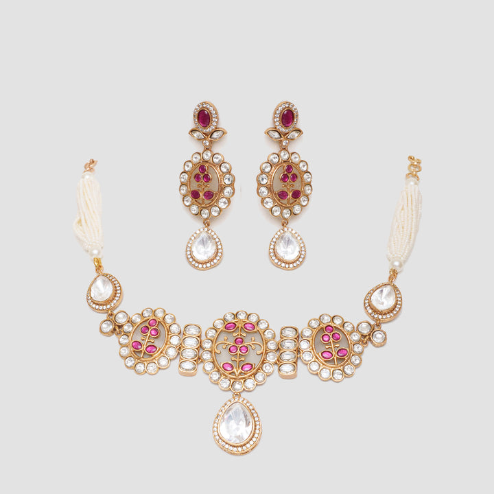 Arena Kundan Resin Choker