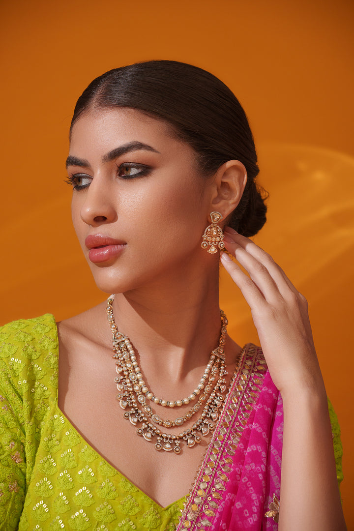 Ridhanya Polki Long Set