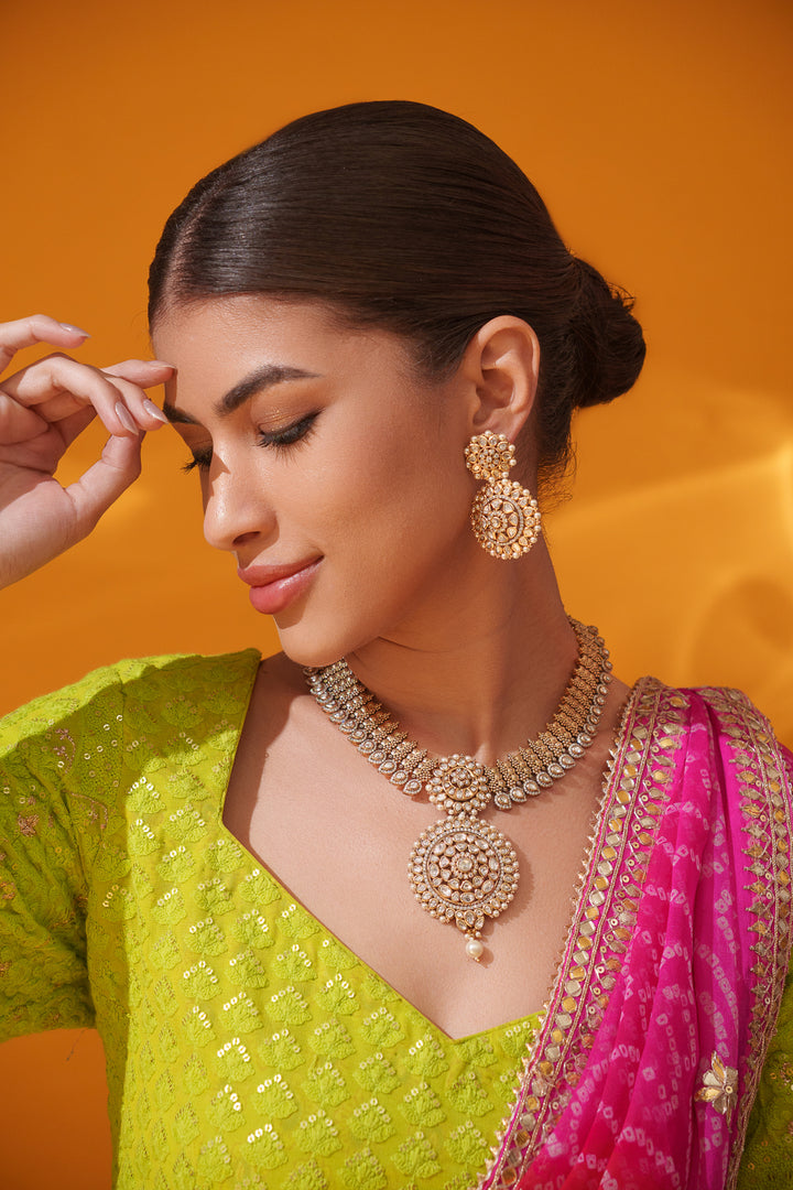 Ruhiyaa Polki Long Set
