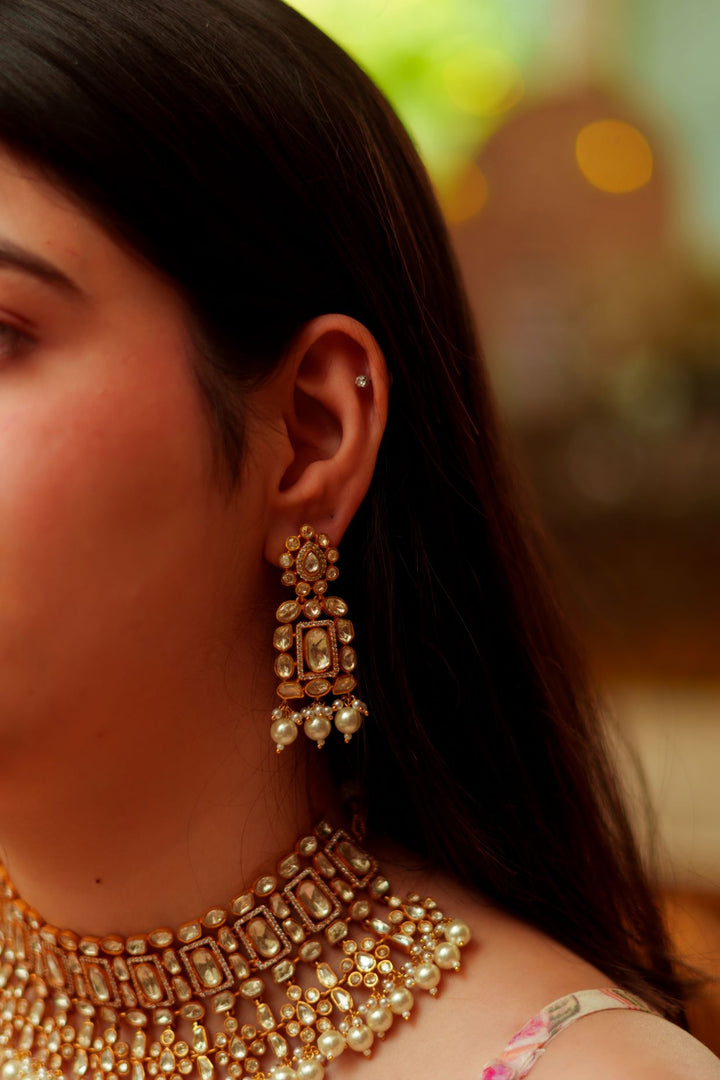 Sahana Moissanite Necklace Set