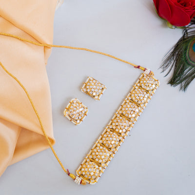 Kundan Choker Set zevarbygeeta