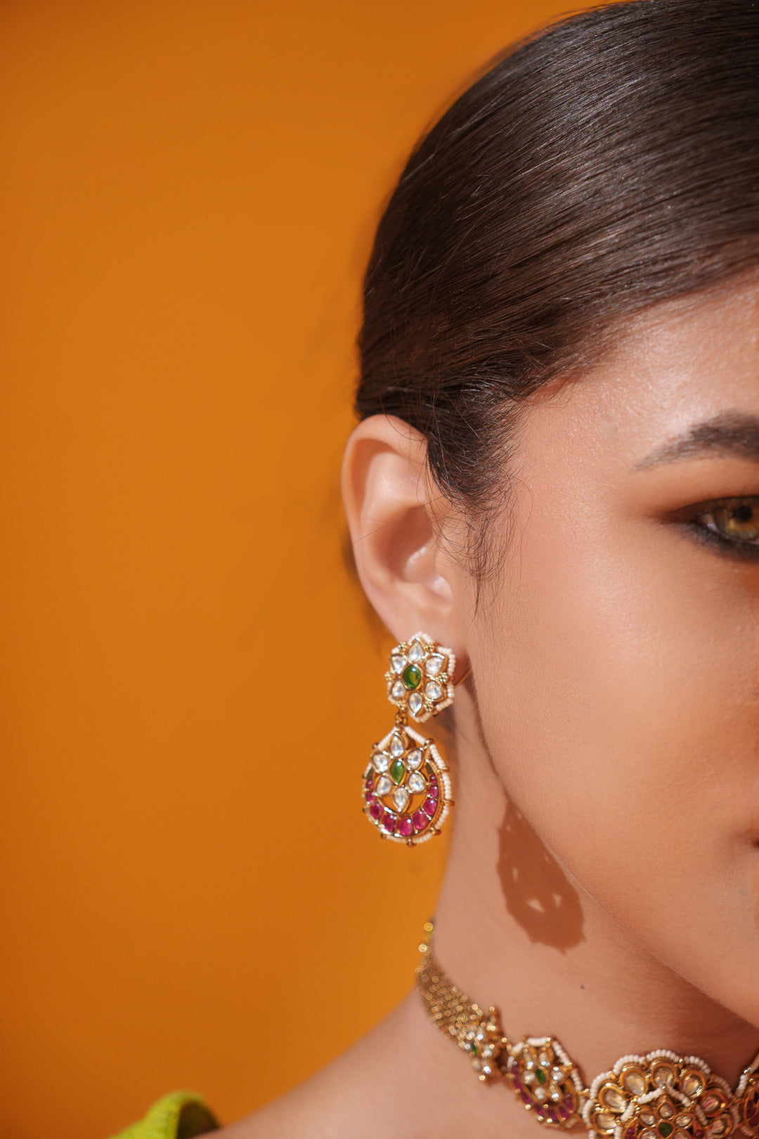 Taniraaz Pink Kundan Choker